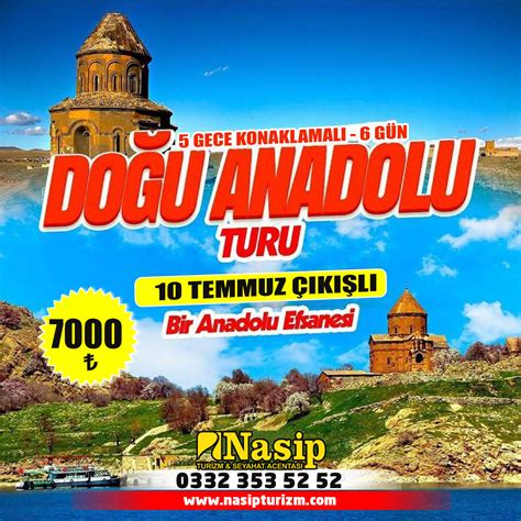 doğu anadolu turizm numarası