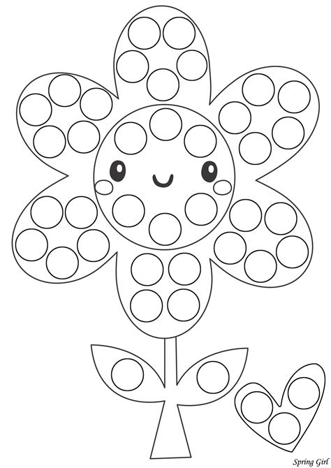 Do A Dot Flowers   Free Printable Dot To Dot Flower Worksheet Kiddoworksheets - Do A Dot Flowers