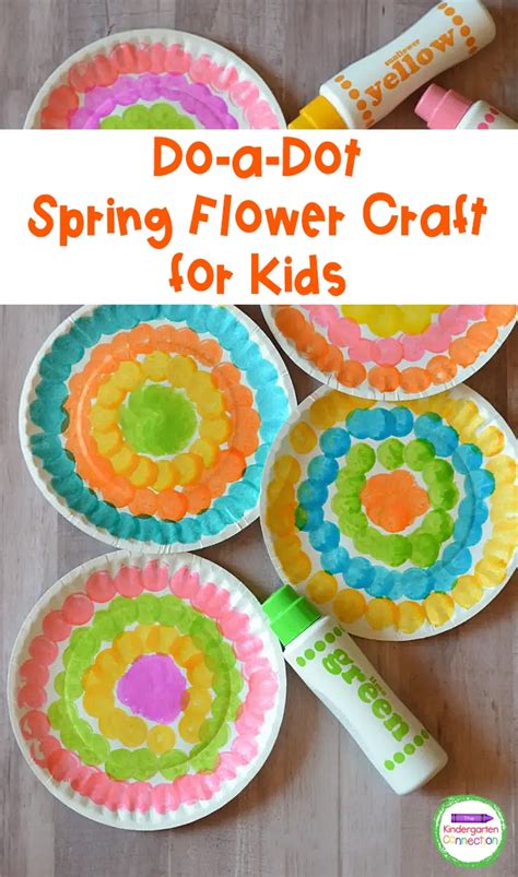 Do A Dot Spring Flower Craft For Kids Do A Dot Flowers - Do A Dot Flowers
