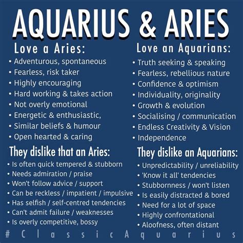 do aquarius and aries make a good couple