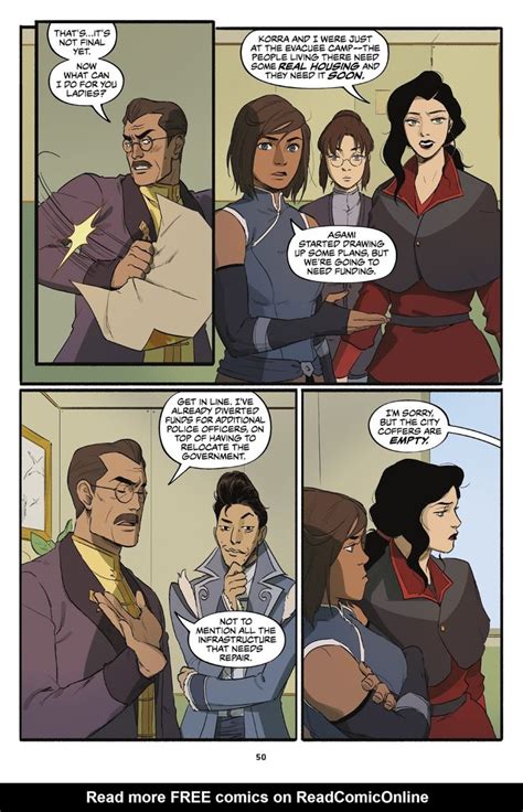 do asami and korra date in the comics