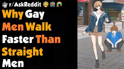do gay men walk faster