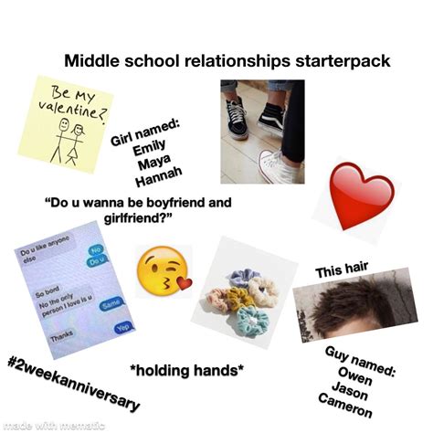 do middle school relationships count