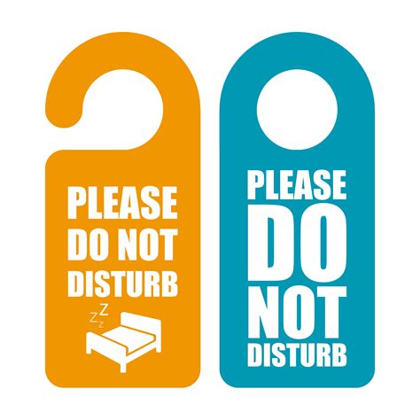 do not disturb sign template illustrator