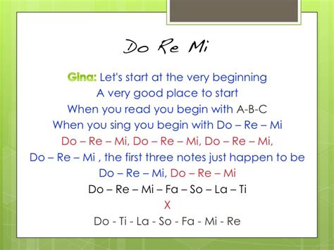 Do Re Mi Lyrics