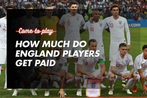do the england players get paid