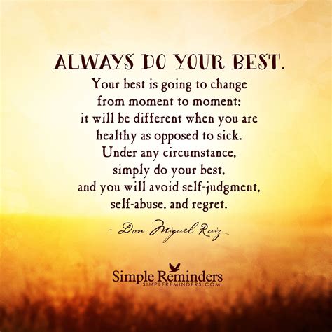 Do Your Best Quotes