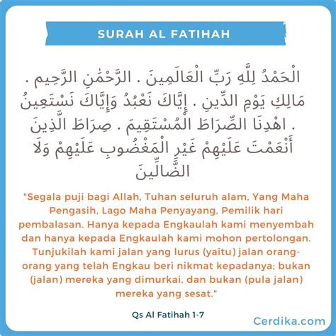 doa al fatihah