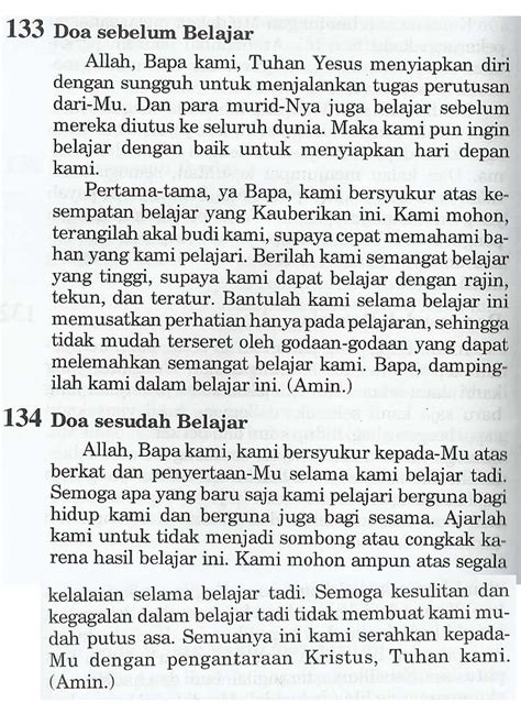 Doa Bahasa Inggris Singkat