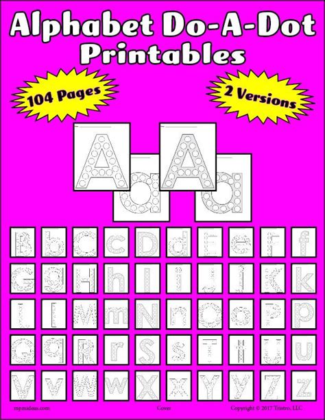 doadot alphabet printables