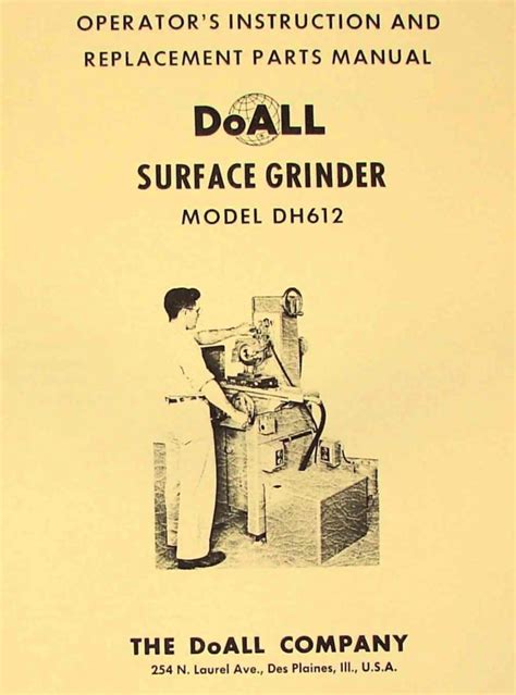 Read Doall Surface Grinder Manual Dh612 
