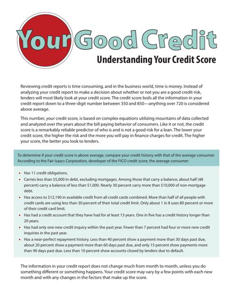 Doc Module 6 Understanding Credit Scoring Exercise Credit Report Scenario Worksheet Answers - Credit Report Scenario Worksheet Answers