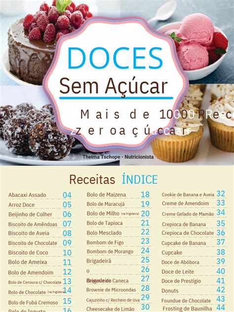 Doces Sem Açúcar