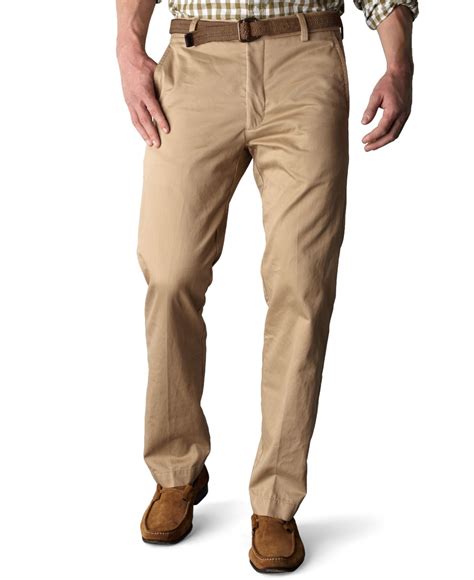 Dockers Signature Khaki Slim Fit Flat Front Pants Khaki - Khaki