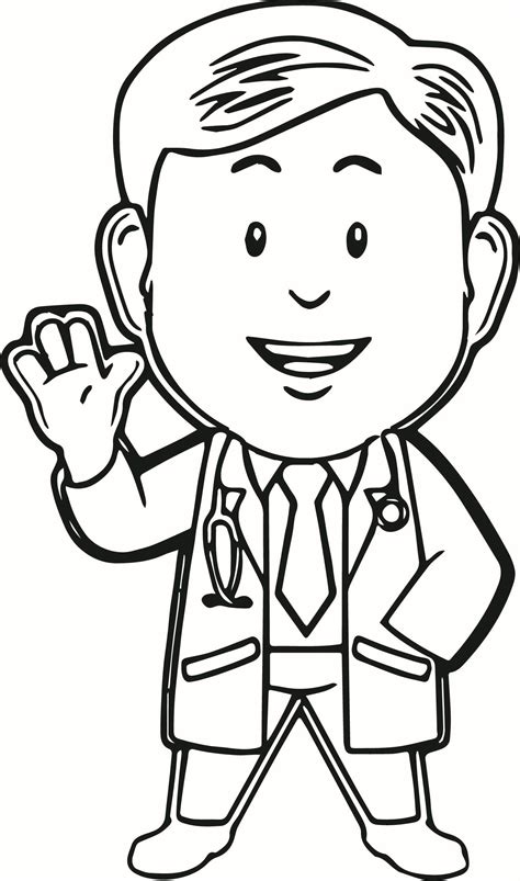 Doctor Coloring Pages For Kids Coloring Nation Doctor Kit Coloring Page - Doctor Kit Coloring Page