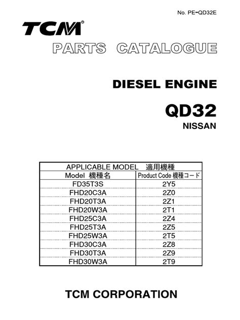 Document About Forklift Qd32 Engine Service Repair Manual