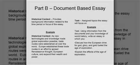 Download Document Based Question Essay 