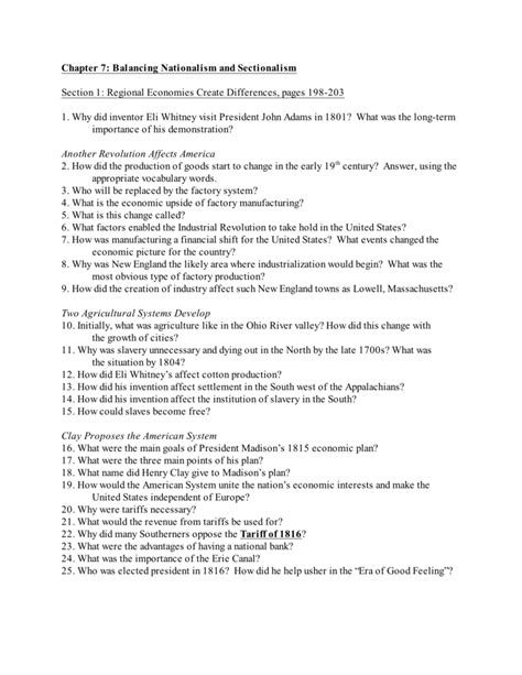 Full Download Document Based Question Nationalism And Sectionalism 