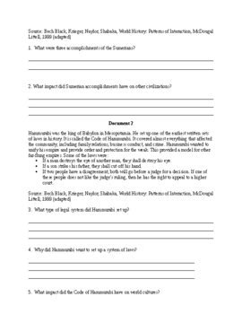 Download Document Based Questions Ancient Civilization 