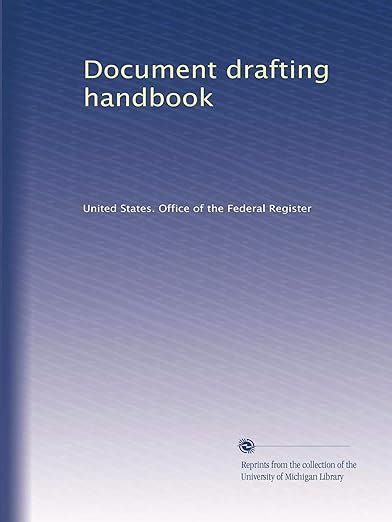 Full Download Document Drafting Handbook 