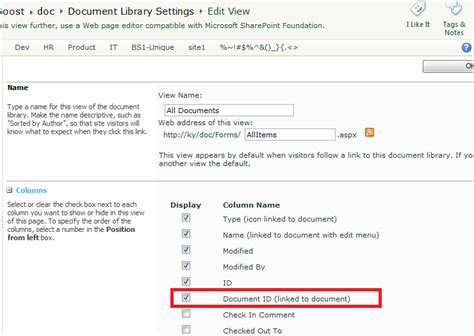 Read Document Id In Sharepoint 2010 