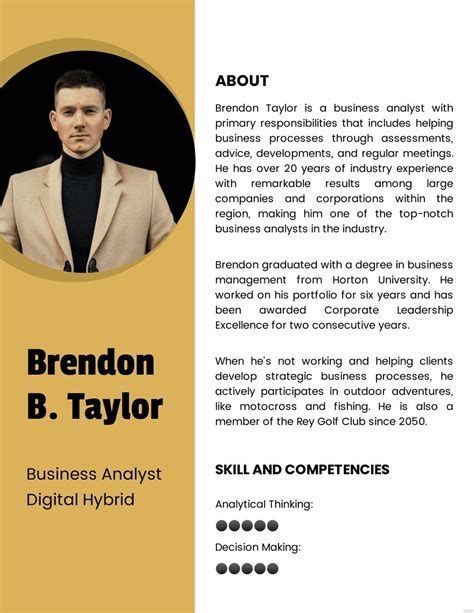 documentation analyst biography