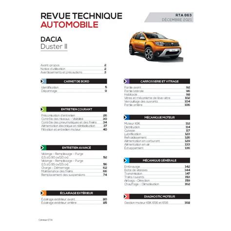Documentation Technique Dacia Duster Diagnostic Auto Com