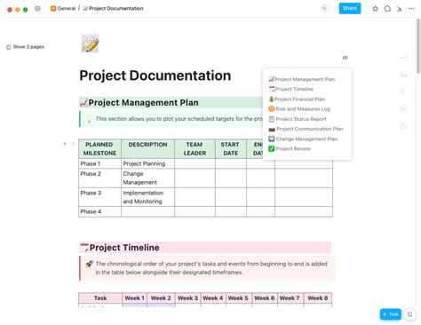 Read Documentation Plan Summary 