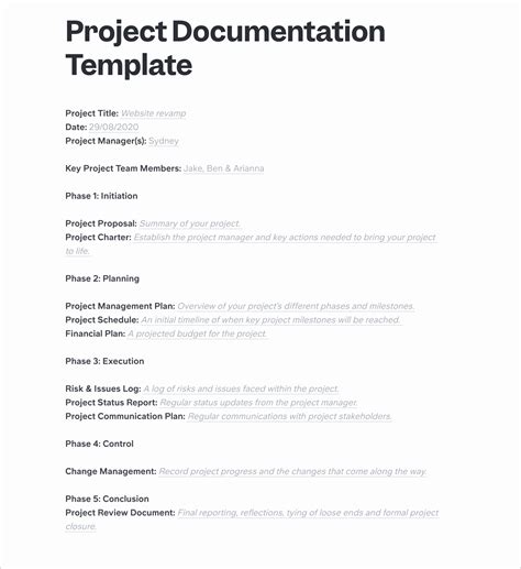 Download Documentation Template 