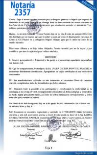 Documentos Legales Ejemplos