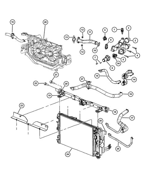 dodge caravan heating system diagram