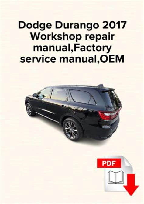 dodge durango service manual check engin