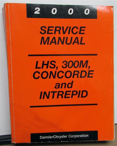 dodge intrepid factory service manual