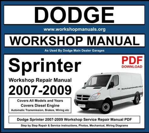 dodge sprinter repair manual