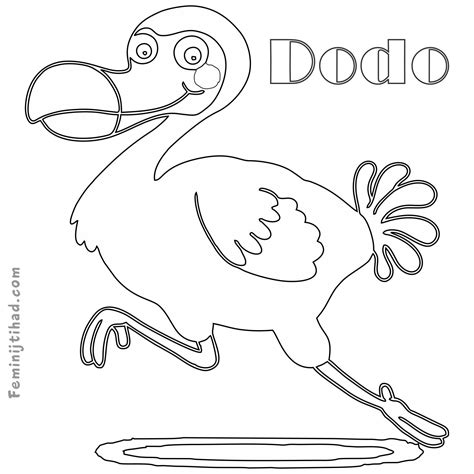 Dodo Bird Coloring Page Amp Coloring Book Dodo Bird Coloring Page - Dodo Bird Coloring Page