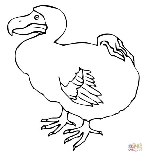 Dodo Bird Coloring Page Free Printable Coloring Pages Dodo Bird Coloring Page - Dodo Bird Coloring Page