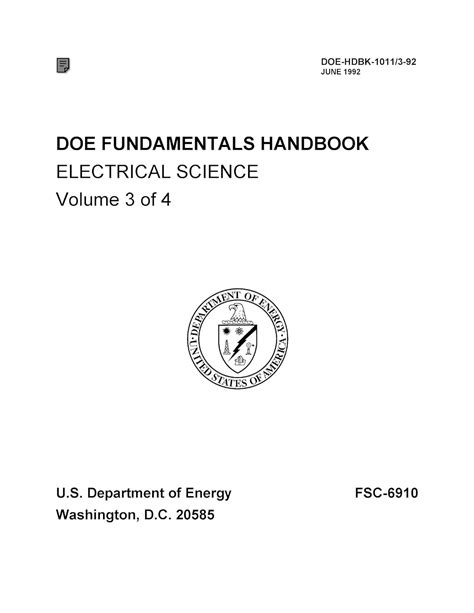 Read Doe Fundamentals Handbook Department Of Energy 