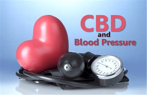 does cbd increase blood pressure​