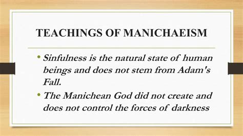 Does Anyone Practice Manichaeism