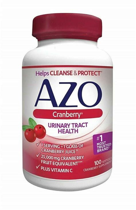 does azo cranberry pills help with ph balance chart