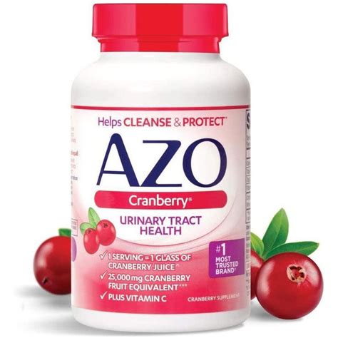 does azo cranberry pills help with ph balance test