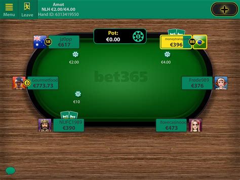 does bet365 have poker gizj luxembourg