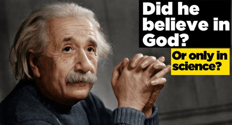 Does Einstein Believe In God