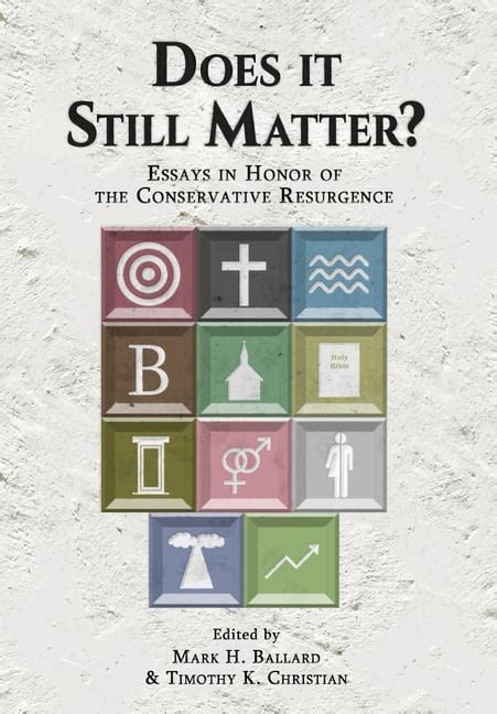 Does It Matter Essays On Mans Relation To Materiality
