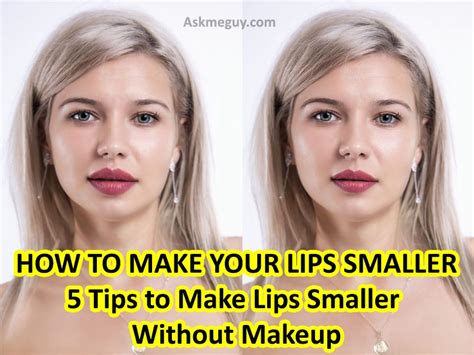 does kissing make your lips smaller naturally without