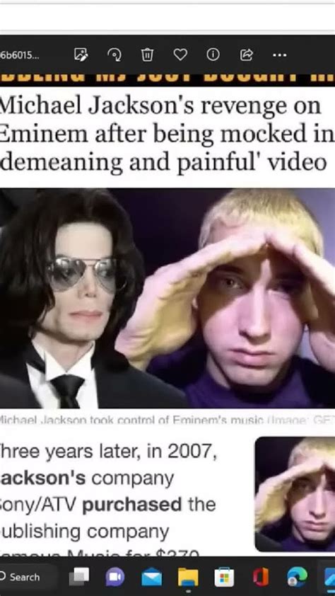 Does Michael Jackson Own Eminem S Catalog