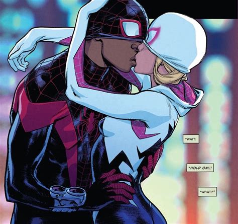 does miles morales date gwen stacy