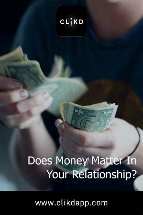 does money matter when dating