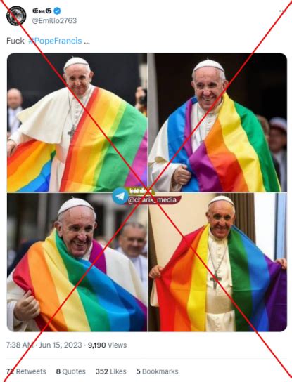 does the pope support gays