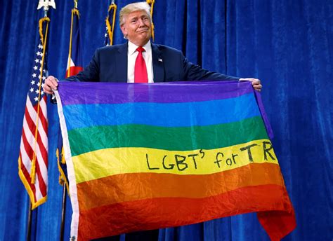 does trump support gays